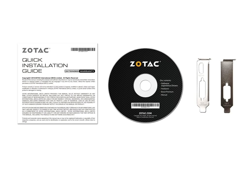 ZOTAC GeForce GT 710 2GB GDDR3 Low Profile Bild 8