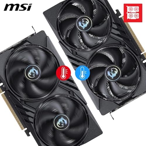 MSI GeForce RTX 5050 8G Gaming OC - 8GB GDDR6 (20Gbps/128-bit), PCIe 5, Boost: 2602 Hz, HDMI 2.1b, DisplayPort 2.1b Bild 6