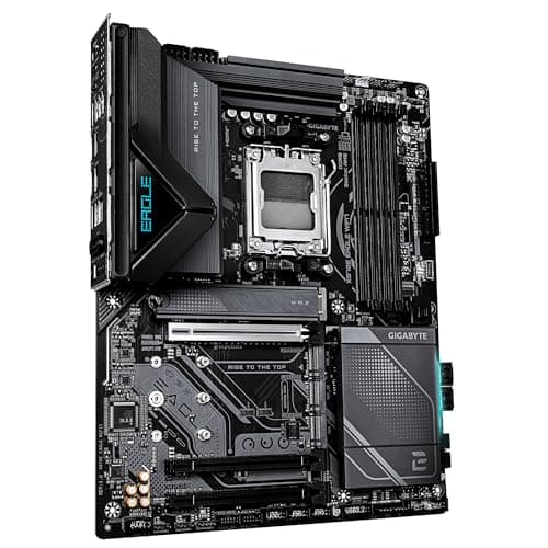 GIGABYTE X870E Eagle WIFI7 Mainboard – Unterstützt AMD Ryzen 9000 CPUs, digitales 16+2+2-Phasen-VRM, bis zu 8200 MHz DDR5 (OC), 1× PCIe 5.0 + 3× PCIe 4.0, Wi-Fi 7, 5-GbE-LAN, USB 4 Bild 6