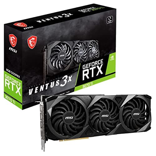 MSI Gaming GeForce RTX 3070 Ti 8GB GDRR6X 256-Bit HDMI/DP Nvlink Tri-Frozr 2 Ampere Architecture OC Grafikkarte (RTX 3070 Ti Ventus 3X 8G OC) Bild 2