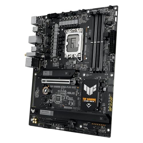 ASUS TUF Gaming B760-PLUS WiFi Mainboard Sockel Intel LGA 1700 (Intel B760, ATX, DDR5 Speicher, PCIe 5.0, 2X M.2, WiFi6, Thunderbolt 4, Aura Sync) Bild 4