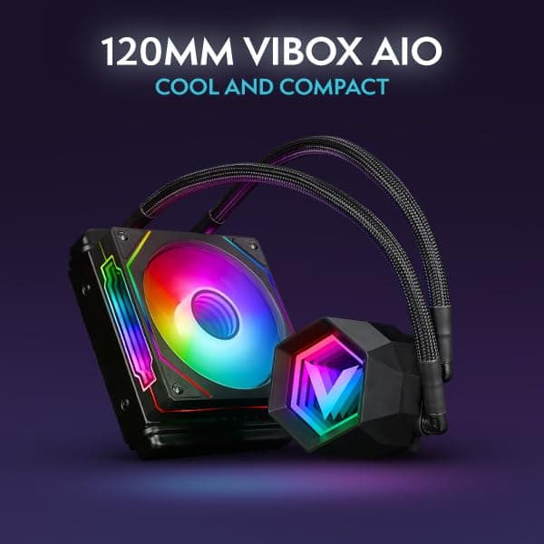 Vibox V-315 Gaming PC • AMD Ryzen 5 5500 6-Kern • AMD Radeon RX 9070 12GB • 16GB RAM • 1TB SSD • Windows 11 • WLAN 6 + Bluetooth 5.4 Weiß 1 TB 16 GB RX 9070 Windows 11 Home Bild 3