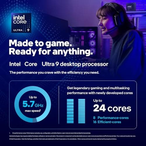 Micro Center CPU Motherboard Combo - Ultra 9 285K 24-Cores LGA 1851 Desktop Processor Bundle with MAG Z890 Tomahawk WiFi Gaming Motherboard Bild 4