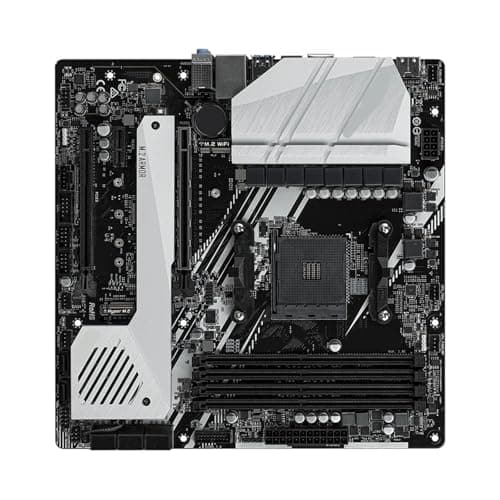 for X570 Motherboard Set Kit Mit Ryzen 5 5500 CPU X570M Pro4 4xDDR4 M.2 NVME HDMI RGB USB MATX AM4 Board for ASRock, Replacement Part Motherboards Bild 4