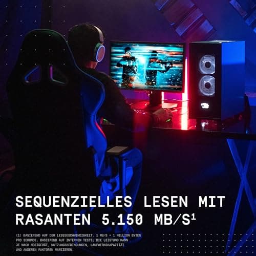 WD_BLACK SN770 NVMe SSD 250 GB (High-Performance NVMe SSD, Gaming SSD, PCIe Gen4, M.2 2280, Lesen 4.000 MB/s, Schreiben 2.000 MB/s) Schwarz 250 GB Bis zu 5.150 MB/s M.2 2280 Bild 4