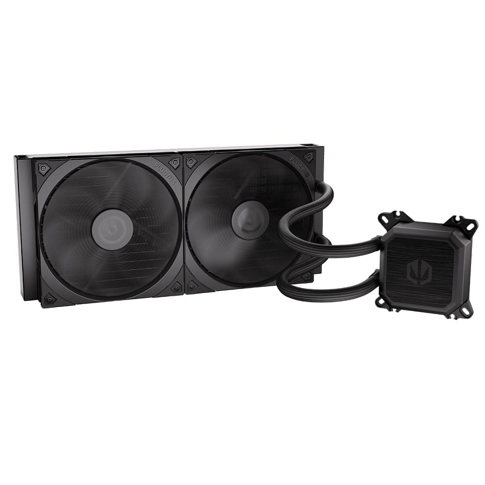 ENDORFY Navis F280 AIO Wasserkühlung 280 mm für CPU | 2x Fluctus 140 PWM, PWM Pumpe mit Keramiklager, AMD AM5/AM4, Intel LGA1851/1700, PT 3 Wärmeleitpaste