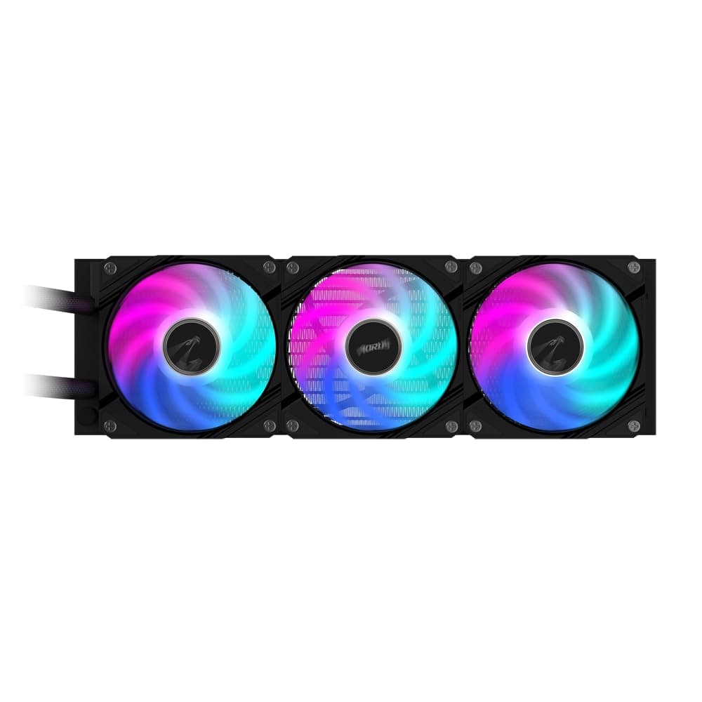GIGABYTE AORUS WATERFORCE II 360 AIO Flüssigkeits-CPU-Kühler - 3x120mm ARGB-Lüfter, Schiebe-in-Verriegelungsmechanismus, Daisy-Chain, kompatibel mit Intel LGA 1851 und AMD AM5 Bild 7