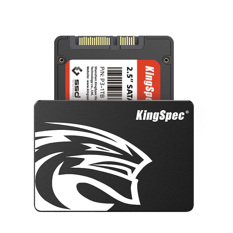 KingSpec 512GB 2 5 Zoll SATA SSD, 2.5 inch SATA III 6Gb/s Interne Solid State Festplatte - 3D NAND Flash, Kompatibel mit PS4/Desktop/Laptop