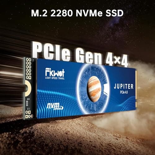 Fikwot FX991 M.2 SSD, 2TB NVMe SSD M.2, PCIe Gen4, Bis zu 7300MB/s Lesen, Interne SSD für PS5 Gaming und Laptop Bild 6
