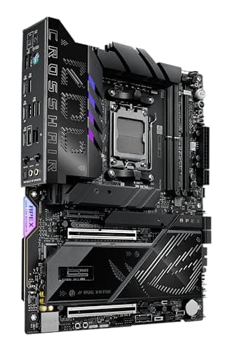 ASUS ROG Crosshair X870E APEX AMD X870E AM5 ATX Motherboard, Advanced AI PC-Ready, 18+2+2 Stufen, DDR5, ROG Memory Fan, ROG DIMM.2 Card, Wi-Fi 7, 5G LAN, 3X M.2, PCIe® 5.0, USB4®, USB Type-C®, AI OC Bild 8