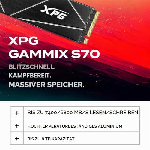 ADATA XPG GAMMIX S70 Blade 4TB Kompatibel mit PlayStation™ 5 Bild 4