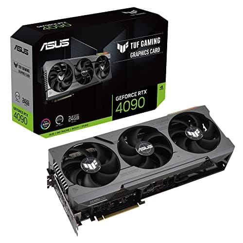 ASUS TUF Gaming GeForce RTX 4090 24GB Gaming Grafikkarte (DLSS 3, PCIe 4.0, 24GB GDDR6X, HDMI 2.1a, DisplayPort 1.4a, TUF-RTX4090-24G-GAMING)