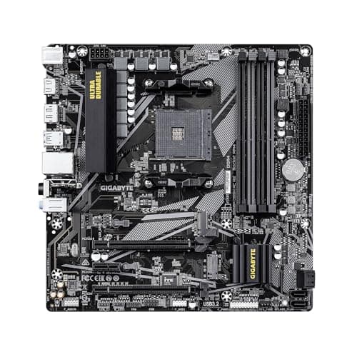 GIGABYTE B550M DS3H AC R2 AMD AM4 Motherboard, Micro-ATX, DDR4, Dual M.2, SATA 6Gb/s, WIFI5, Realtek GbE LAN, PCIe 4.0 Bild 4