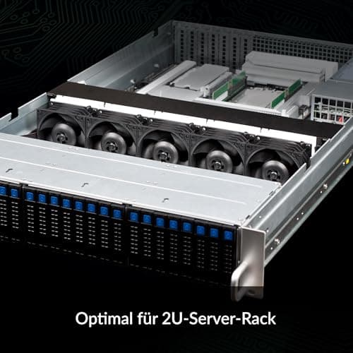ARCTIC S8038-7K - Server Lüfter, 80x80x38 mm, 500-7000 rpm, PWM reguliert, 4-Pin Anschluss, 12 V DC - Schwarz 1 Stück Bild 5