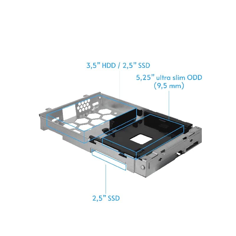 Chieftec PC Gehäuse MINI-ATX Uni BE-10B-300 300W Bild 8