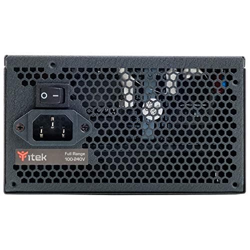 iTek für PC GF650 EVO – 650 W, HDB Hydraulic Dynamic Bearing 12 mm, aktiver PFC-Schutz, Effizienz-Zertifizierung 80 Plus Gold, semi-modulares Free Plug, Giapp Kondensatoren, ITPSEGF650 Bild 4