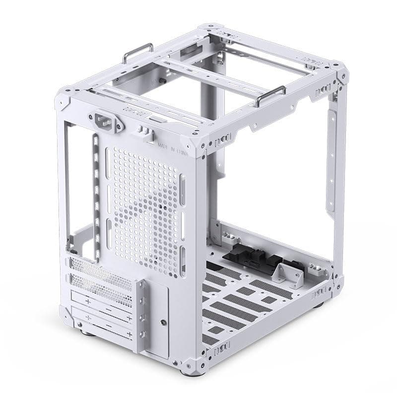 Jonsbo C6-ITX PC-Gehäuse Mini-Tower Weiß – kompakt, Mini-ITX, GPUs bis 255 mm, CPU-Kühler bis 75 mm, bis zu 3 Lüfter, USB-C Front I/O Bild 7