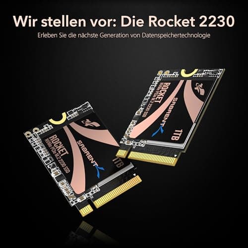 SABRENT 2230 M.2 NVMe Gen 4 1TB, Interne SSD 4750 MB/s Lesen, PCIe 4.0 X4, Internes Solid State Drive, kompatibel mit Steam Deck, Surface pro, PCs, NUCs und Laptops [SB-2130-1TB] Bild 4