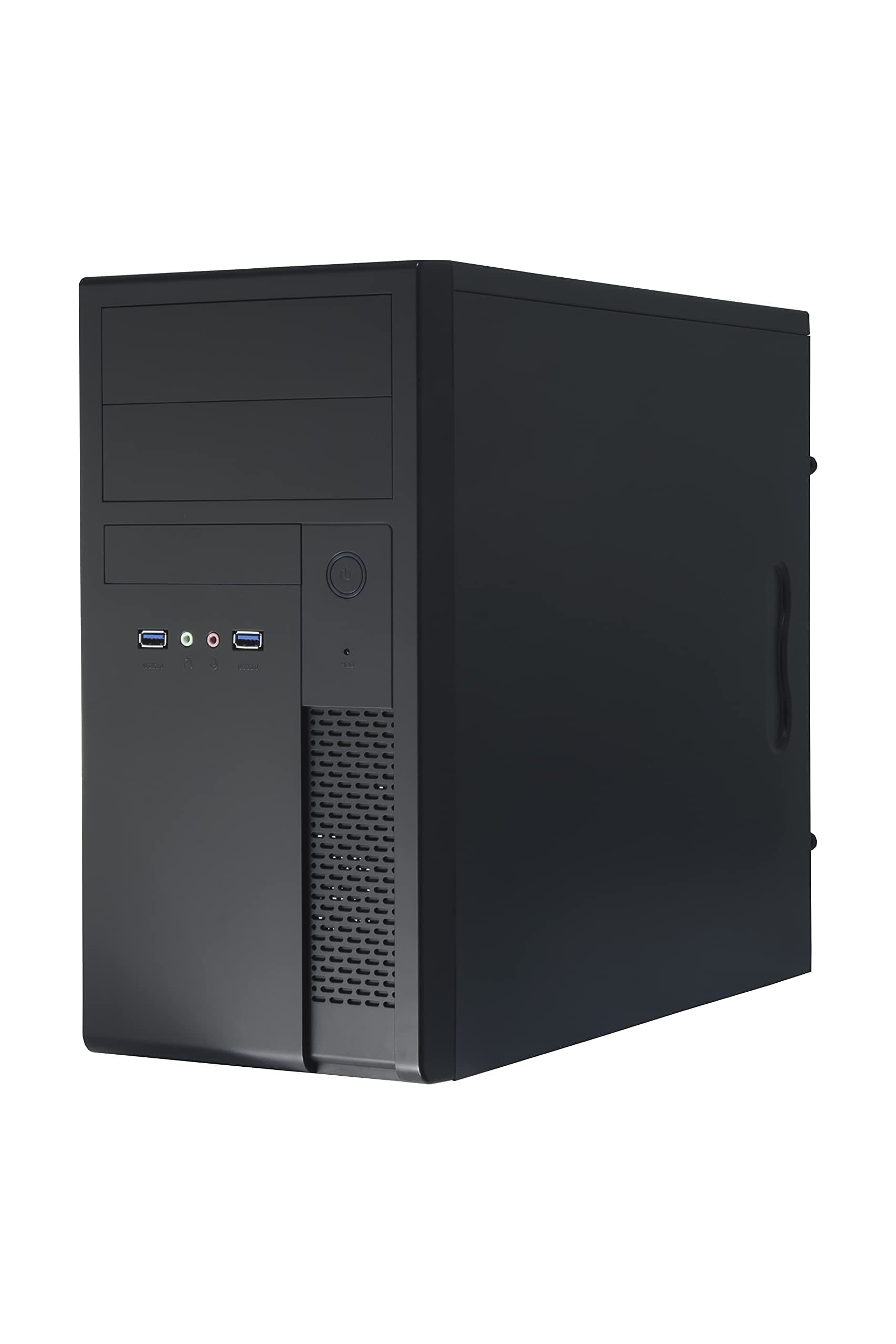 Chieftec PC-Gehäuse Schwarz XT-01b-350GPB mATX mit 350W Netzteil, Mehrfarbig Bild 2