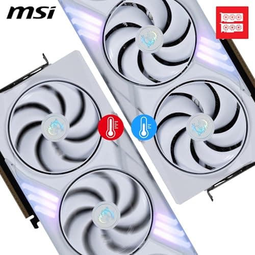 MSI GeForce RTX 5080 16G Gaming Trio OC White — 16GB GDDR7 (30Gbps/256-bit), PCIe 5, Boost: 2745 MHz, HDMI 2.1b, DisplayPort 2.1b Bild 6