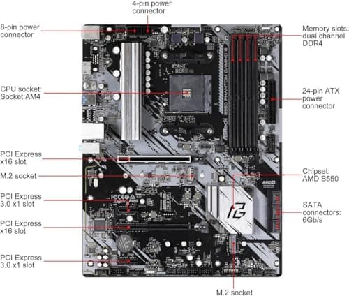 ASRock B550 Phantom Gaming 4 (AM4) (D) Bild 4