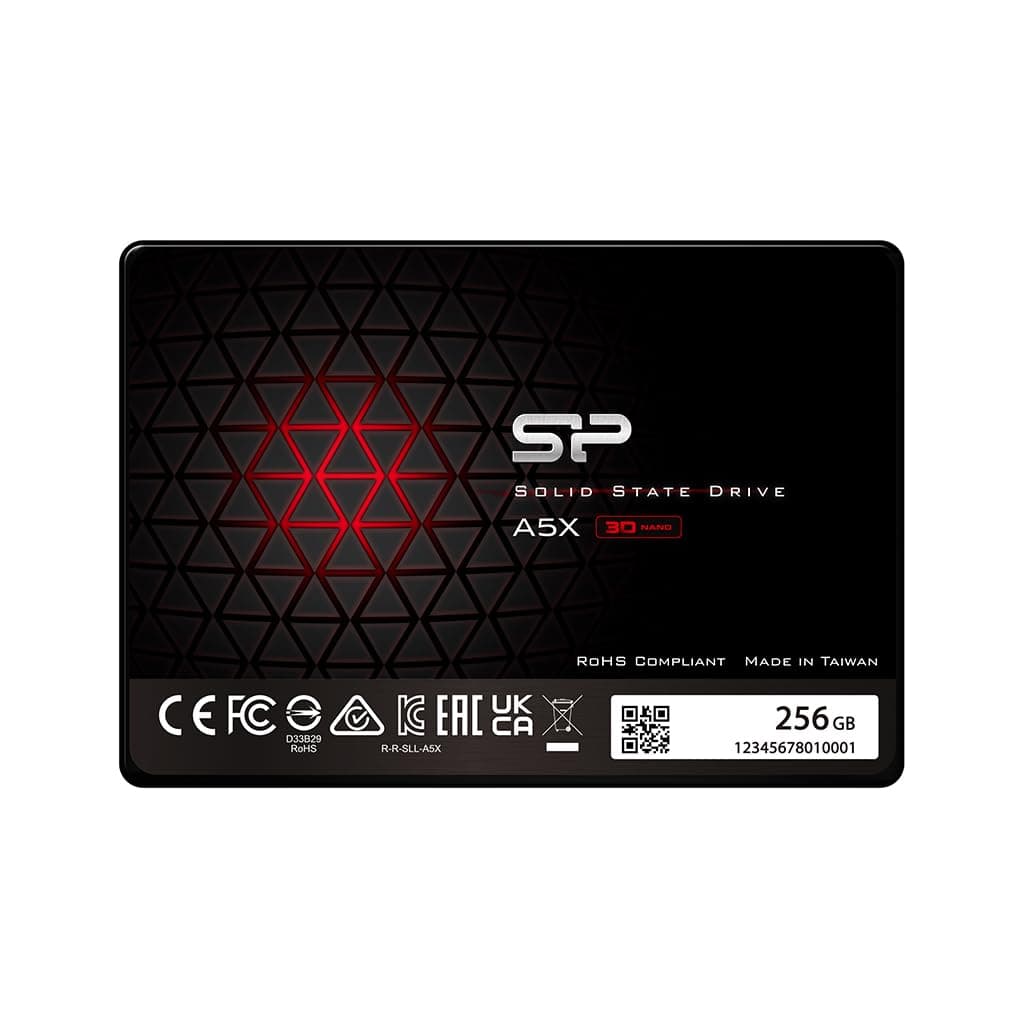 Silicon Power 256GB SSD 3D NAND A5X SLC Cache Performance Boost SATA III 2.5" 7mm (0.28") Internal Solid State Drive (SP256GBSS3A55S25AY) Bild 2