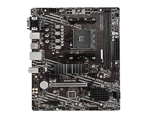 MSI A550M PRO (M-ATX, AMD, 2 PCI-E, 1 PCI-Ex16, M.2 Port, PCIe 3.0 x 4, NVMe) Bild 4
