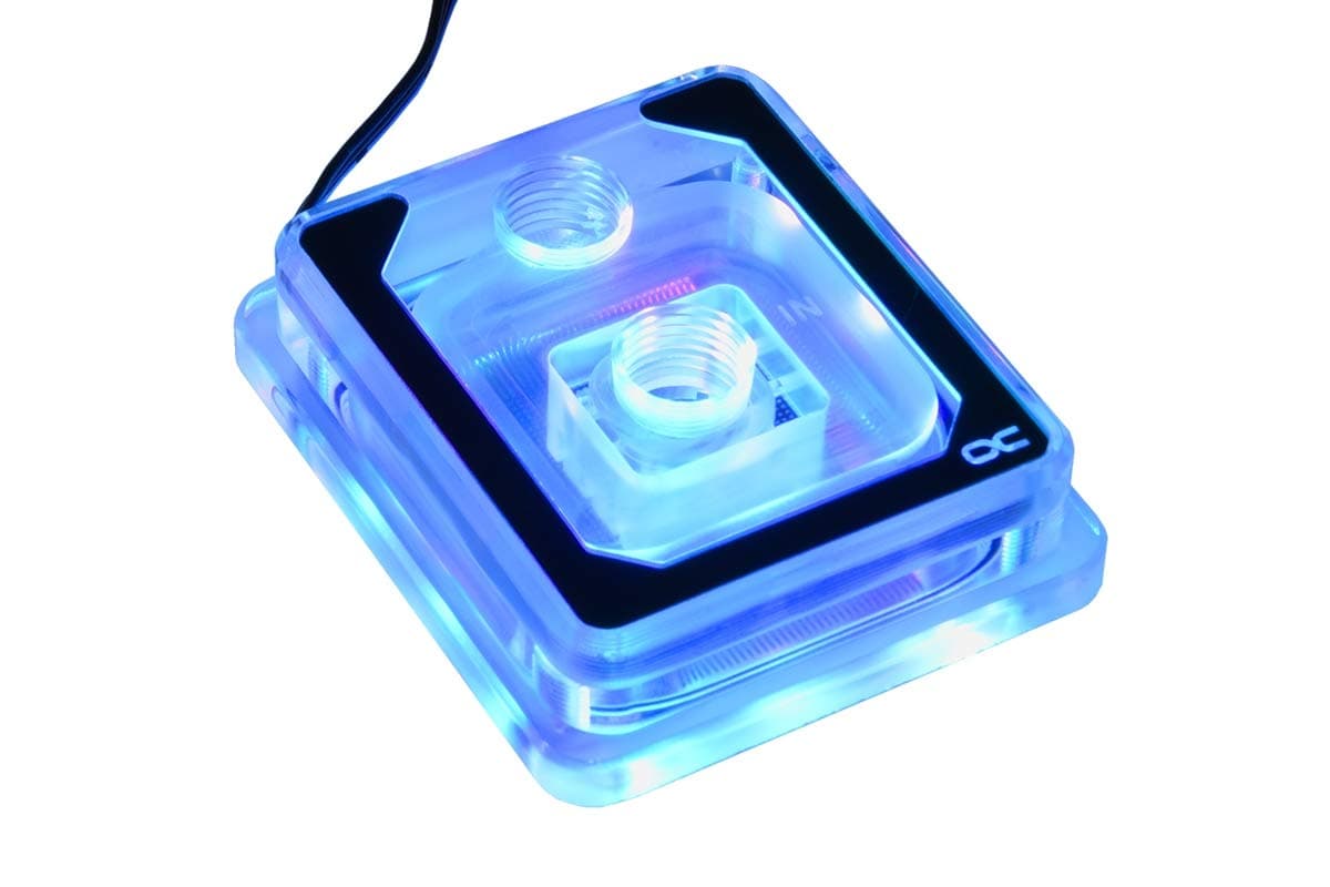 Alphacool 12955 Eisblock Aurora XP³ Light - Acryl CPU-Kühler transparent Bild 2