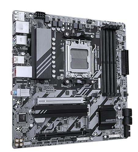 GIGABYTE B850M DS3H Motherboard - AMD Ryzen 9000 Series CPUs, 16+2+2 Phasen Digital VRM, bis zu 8200MHz DDR5 (OC), 1xPCIe 5.0 + 1xPCIe 4.0 M.2, 2.5 LAN, USB 3.2 Gen 2 Bild 6