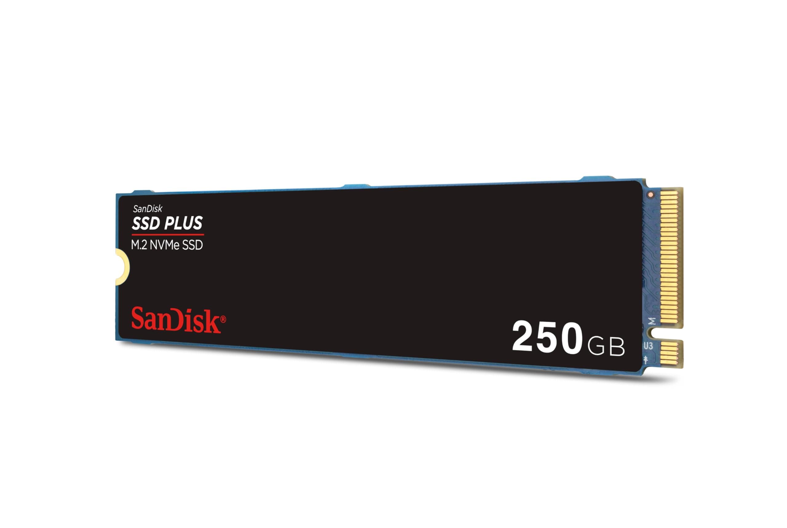SanDisk SSD PLUS M.2 NVMe SSD 250 GB (M.2 2280, PCIe Gen 3.0, einfache Installation, Western Digital Dashboard, 3 Jahre Garantie) Bild 3