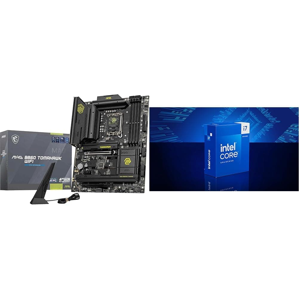 MSI MAG B860 Tomahawk WiFi + Intel® Core™ i7-14700K Desktop Processor 20 cores MAG B860 TOMAHAWK WIFI i7-14700K