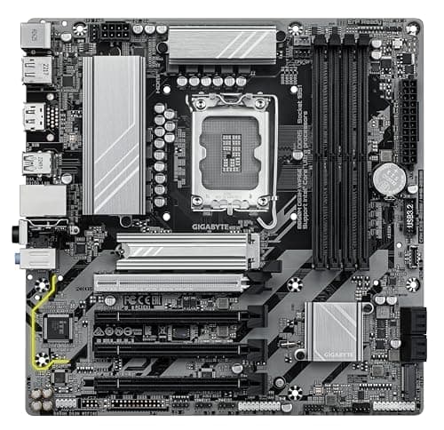 GIGABYTE B860M DS3H WIFI6E Mainboard - Intel Core Ultra CPUs, 5+1+2+1 Phasen VRM, bis zu 9066MHz DDR5, 1xPCIe 5.0 + 1xPCIe 4.0 M.2, 2,5 GbE LAN, WiFi 6E, USB 3.2 Gen 2 Bild 4