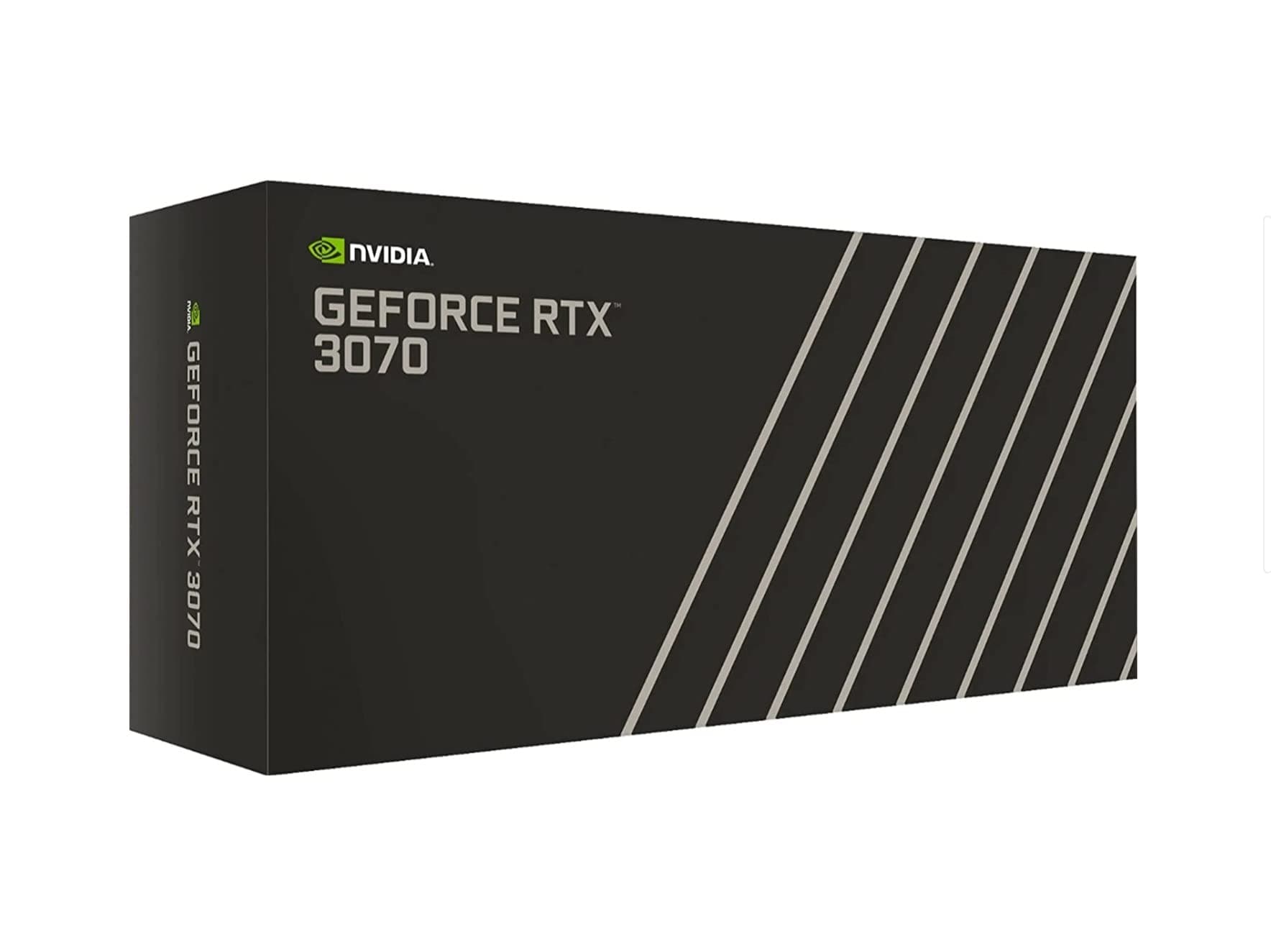NVIDIA GeForce RTX 3070 Grafikkarte, 8 GB, GDDR6, PCI Express 4.0, dunkles Platin/Schwarz Bild 2
