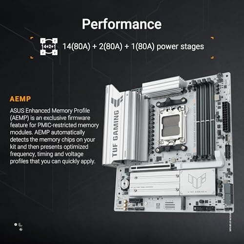 ASUS TUF Gaming B550-Pro Mainboard Sockel AMD Ryzen AM4 (ATX, PCIe 4.0, 2X M.2, 2,5Gbit/s-Ethernet, SATA 6Gbit/s, USB 3.2 Gen 2 Typ-A und Typ-C, Aura Sync) Bild 7