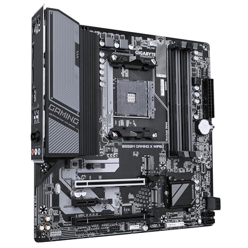 GIGABYTE B550M Gaming X WIFI6 Mainboard – AMD Ryzen 5000 Prozessoren, 5+3 Phasen VRM, bis zu 3200 MHz DDR4, 1x PCIe 4.0 + 1x PCIe 3.0 M.2, Wi-Fi 6, 1 GbE LAN, USB 3.2 Gen 1 Bild 6