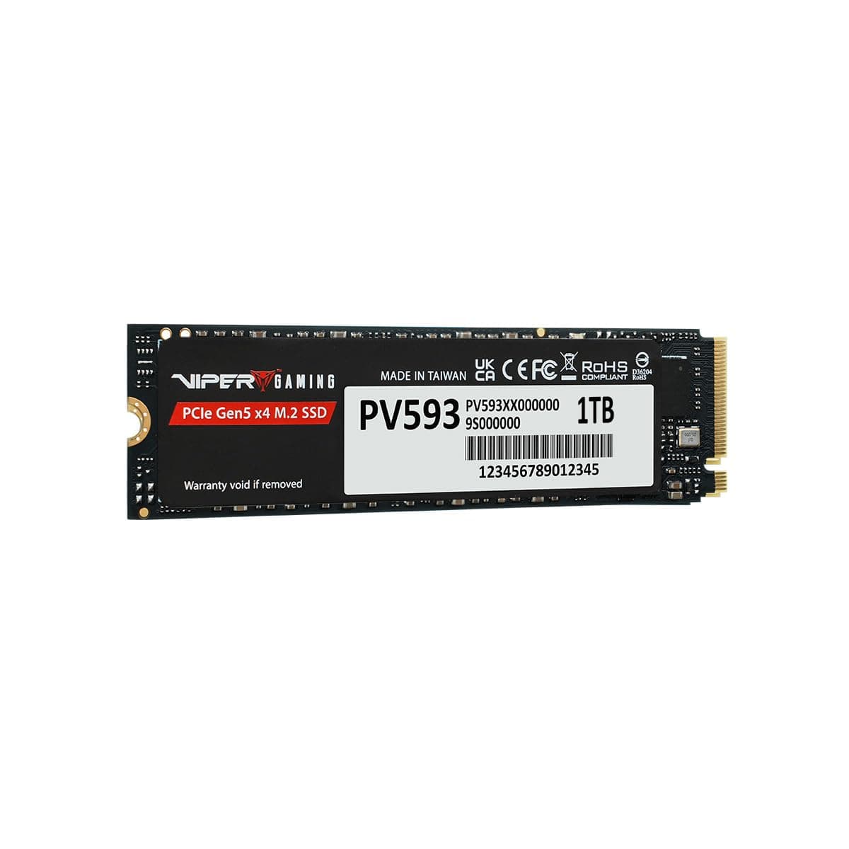 Patriot Viper PV593 4TB Internal SSD - NVMe PCIe Gen 5x4 - M.2 2280 - Sequential Read (CDM): up to 14,000MB/s; Sequential Write (CDM): up to 13,000MB/s - Solid State Drive - PV593P4TBM28H Bild 7