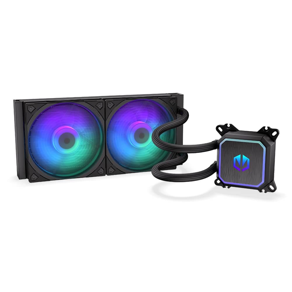 ENDORFY Navis F240 ARGB – AIO CPU-Wasserkühler, 240mm Radiator, PWM-Pumpe, 2x Fluctus 120 PWM ARGB Lüfter, Intel LGA 1700/1200/115x & AMD AM5/AM4 Bild 2