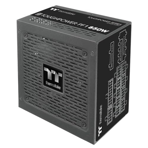 Thermaltake Toughpower PF1 850W | PC-ATX-Netzteil | 80-Plus-Platinum | voll-modular | leiser 140 Lüfter | EU Zertifiziert | schwarz Bild 4