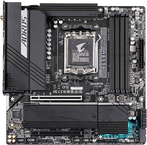 AMD Ryzen 7 9700X CPU Prozessor Bundle mit GIGABYTE B650M AORUS Elite AX Gaming Motherboard (AM5, Micro-ATX, DDR5, PCIe 5.0 M.2, USB 3.2 Gen2X2 Type-C) AMD Ryzen 7 9700X+ Gigabyte B650M AORUS ELITE AX Bild 6