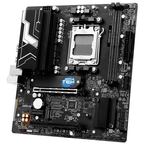 SIMPLETEK - Motherboard Micro ATX Socket AM5 Chipsatz B850 Unterstützung DDR5, 1x HDMI, 1x DIsplayPort, 1x USB-C, 2x M.2, LAN 2.5G und PCIe 5.0 Bild 6