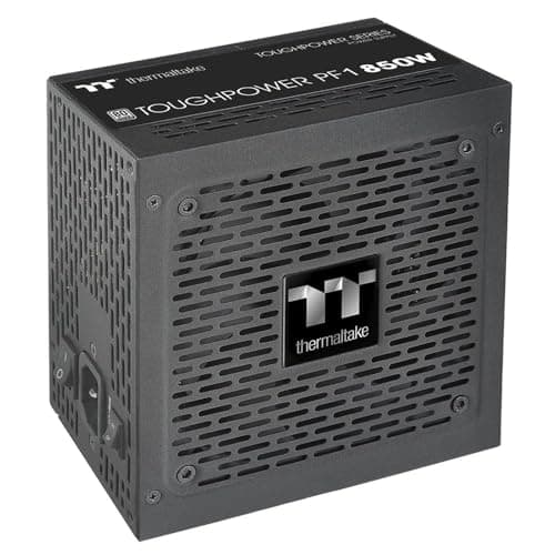 Thermaltake Toughpower PF1 850W | PC-ATX-Netzteil | 80-Plus-Platinum | voll-modular | leiser 140 Lüfter | EU Zertifiziert | schwarz