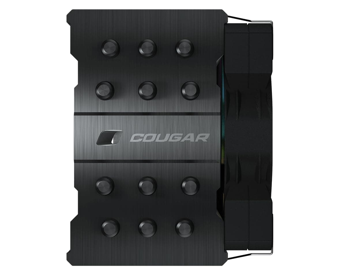 COUGAR Gaming | Luftkühler | Tour Forza 85 RGB – Hochleistungs-Lüfter MHP120 RGB – Design gegen Oxidation des Heatpipes – perfekte Wärmeableitung Bild 3