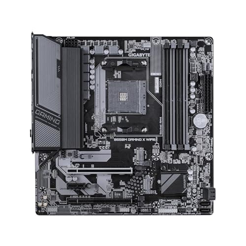 GIGABYTE B550M Gaming X WIFI6 Motherboard, unterstützt AMD AM4 Ryzen 5000 Prozessoren, Micro-ATX, DDR4, 2X M.2, PCIe 4.0, WIFI6, 1GbE LAN, EZ-Latch Bild 4