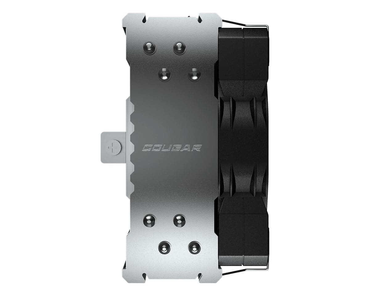 Cougar Forza 50 Essential Einzelturm-Luftkühler, 2000 U/min (max), Vakuum-Tunnel-Design, Geräuschpegel 34,5 dB(A), Schwarz Bild 3