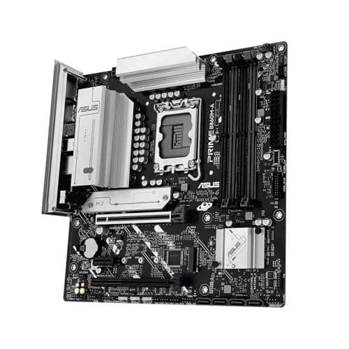 ASUS Prime B860M-A-CSM Mainboard Sockel Intel LGA 1851 (Intel B860, mATX, DDR5 Speicher, PCIe 5.0 x16, 2X M.2, HDMI, dual DisplayPort, USB 20Gbps Typ-C, Aura Sync) Bild 8