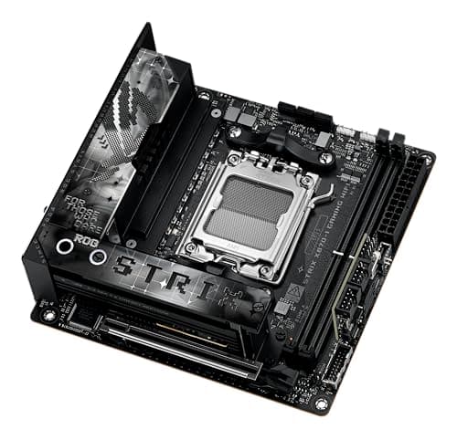 Asus Rog Strix X870-I Gaming Mainboard Sockel AM5 (AMD, X870, Mini-ITX, 10+2+1 Power Stages, Dynamic OC Switcher, Core Flex, DDR5, WiFi 7, M.2, PCIe 5.0) Bild 4