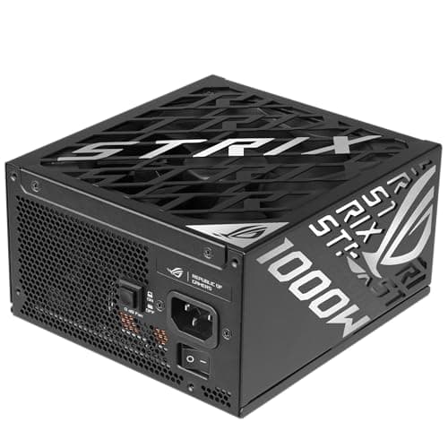ASUS ROG Strix 1000W Platinum Equalizer ATX Gaming Netzteil (ROG Equalizer 12V-2x6 PCIe Stromkabel, GaN-MOSFET, OLED Display, 80 Plus & Cybenetics Zertifizierung, ATX 3.1, PCIE 5.1, Schwarz) Bild 8