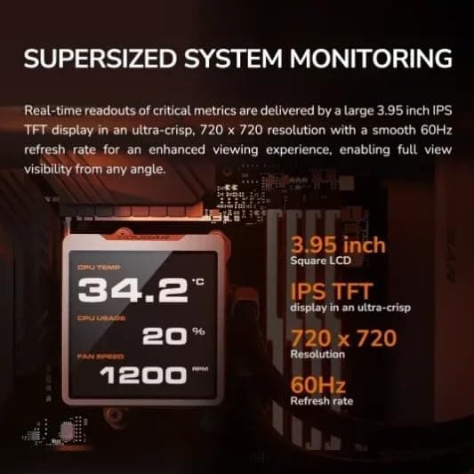 CPU Wasserkühlung Poseidon Vistek Pro 360,ARGB,Schw. Bild 3