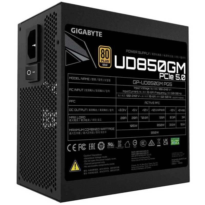 Gigabyte Netzteil GP-UD850GM PG5 850W 80+ Gold Bild 8