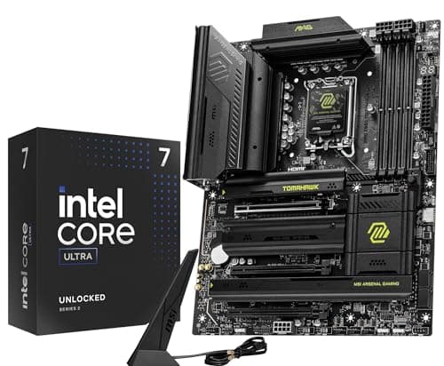 Micro Center CPU Motherboard Combo - Intel Ultra 7 265K 20-Cores LGA 1851 Desktop Processor Bundle with MAG Z890 Tomahawk WiFi Gaming Motherboard Bild 2